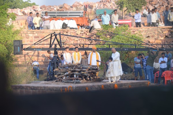 shooting of rani laxmi bai in jodhpur