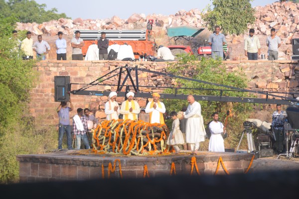 shooting of rani laxmi bai in jodhpur
