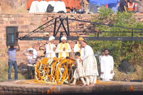 shooting of rani laxmi bai in jodhpur