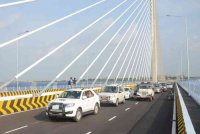 toll tax on Hanging Bridge, Hanging Bridge, Single Spine Bridge, Bridge on chambal, Hanging Bridge kota, East West Corridor, Rajasthan Patrika, Kota, NHAI, Kota News, Patrika News, Kota Police,Hanging Bridge load testing report, Narendra Modi, PM Modi, kota patrika,