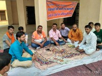 सम्पूर्णानंद विश्वविद्यालय में छोटी दीपावली का असर, १२ वें दिन आंदोलन रहा बेअसर