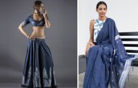 denim ethnic wear