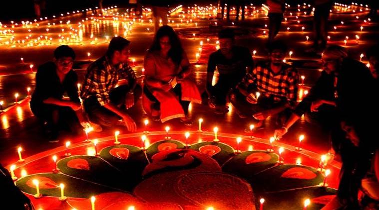 Deepawali2017,  CG Diwali, Diwali celebration, Diwali celebrating in Raipur, lakshmi Temple, fireworkes