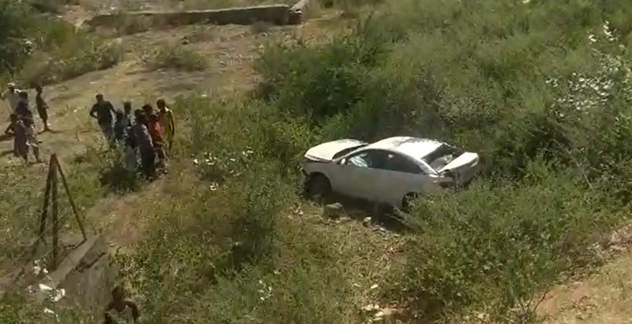 car accident at amberi puliya udaipur