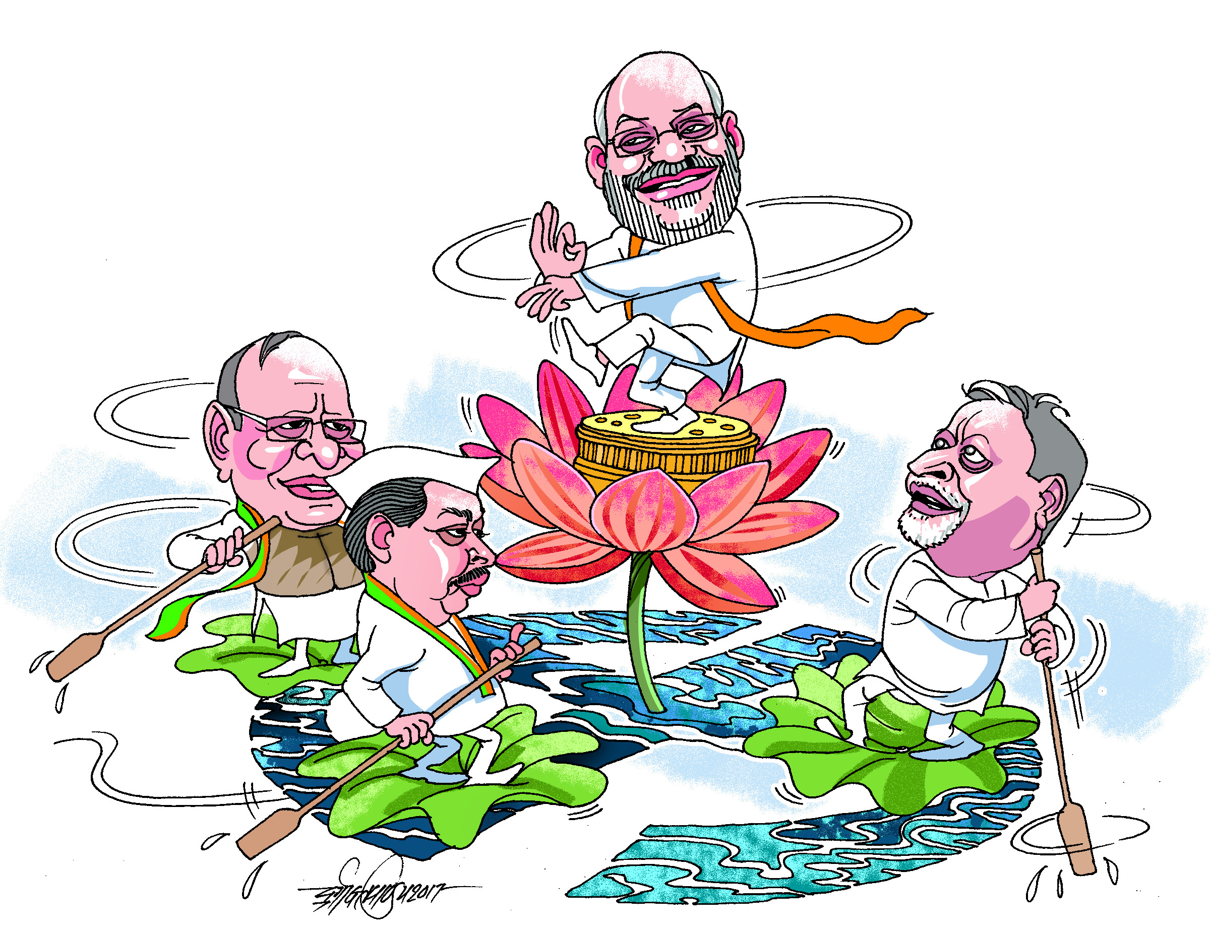 BJP has drafted leaders from other parties to enter new states