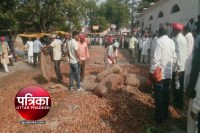 Farmers Throw Potato
