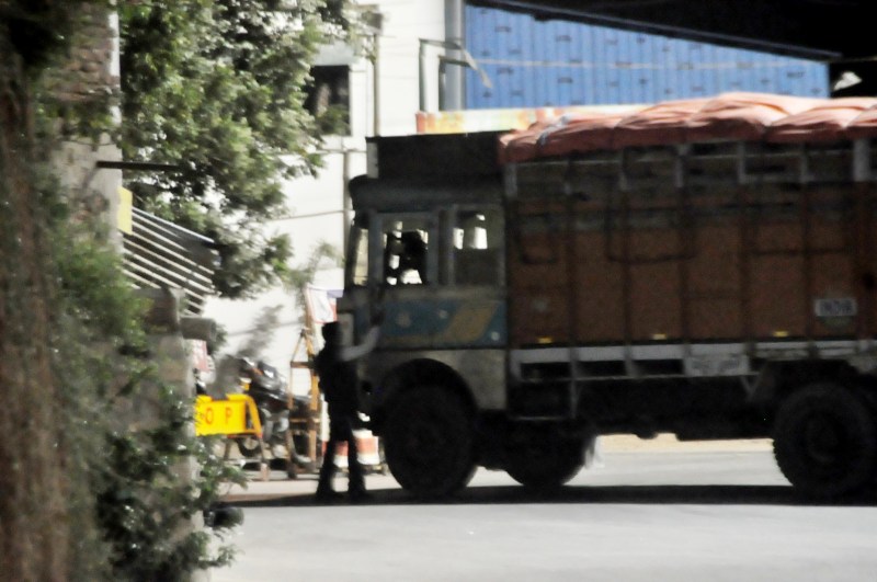 no entry in city of heavy vehicle