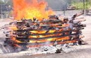 Government opens the funeral of unclaimed dead bodies