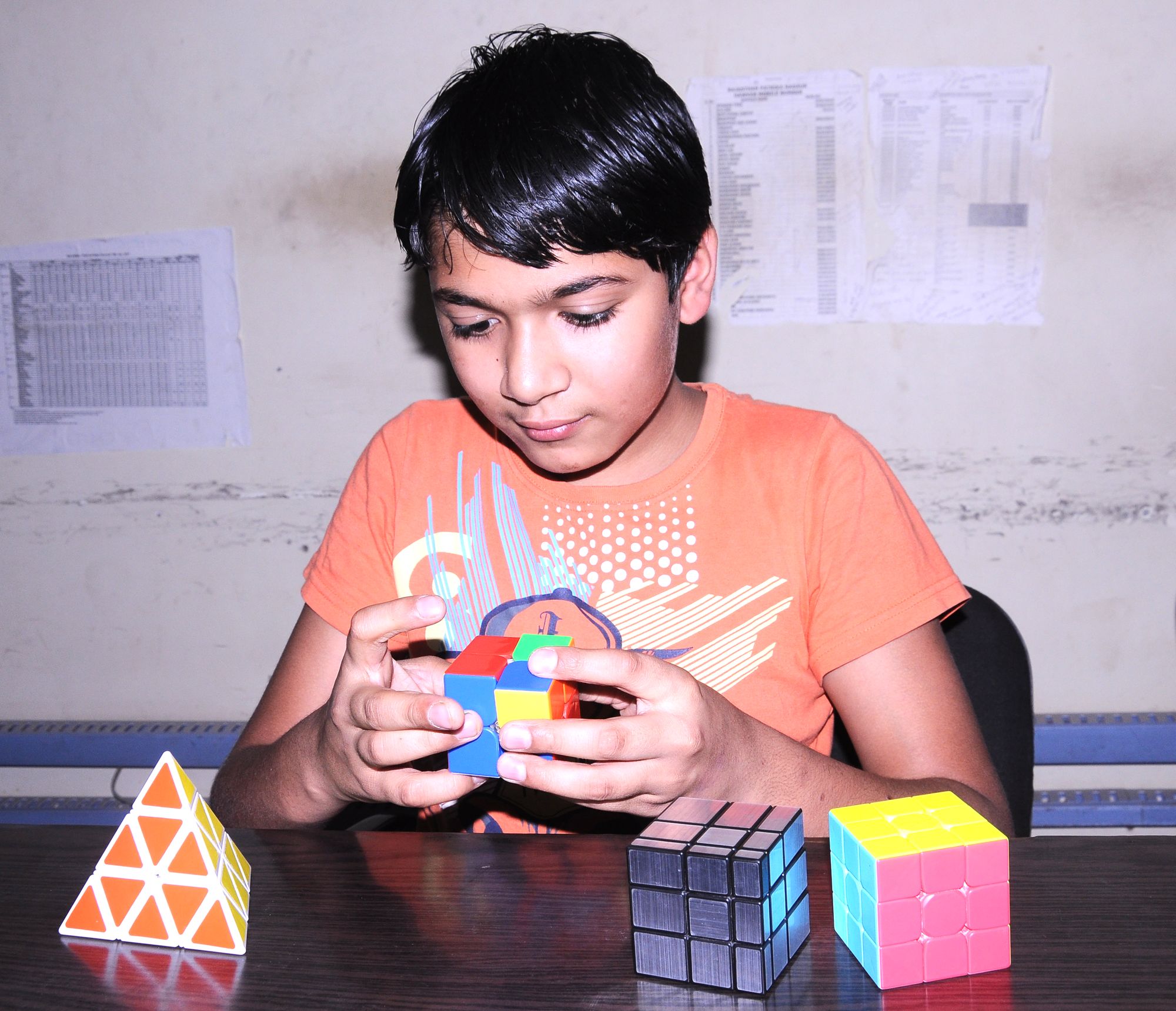 Chinmaya gets settled Unsolved puzzle in a moment