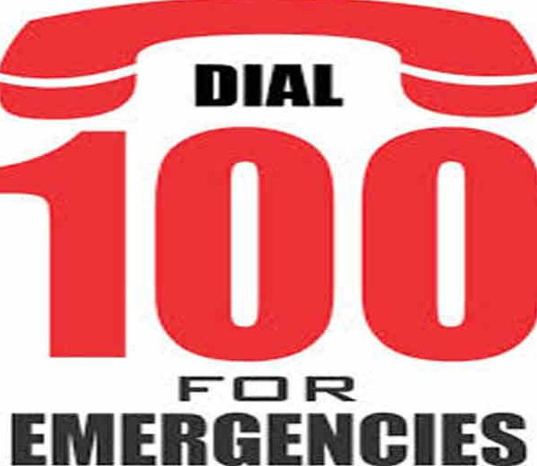 all emergency facilities will be available at 100 number in up