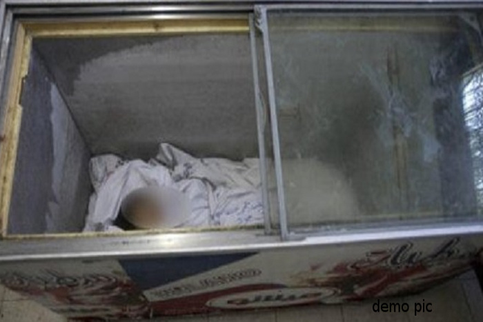 dead body in freezer