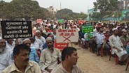 Brass artisan and factory operator protest against GST
