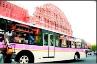 Low floor buses Driver and Operators are on Strike, Drivers called From Gujarat