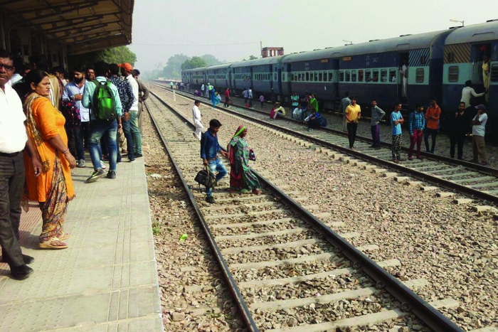 railway station in under construction