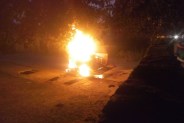 Fire in Fogging Machine