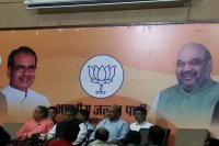 ravishankar prasad at bhopal bjp office