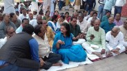 नोटबंदी के खिलाफ कांग्रेस का धरना