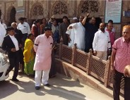 congress protest against demonetisation
