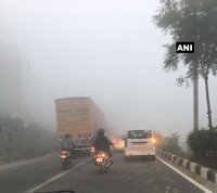 Fog in delhi