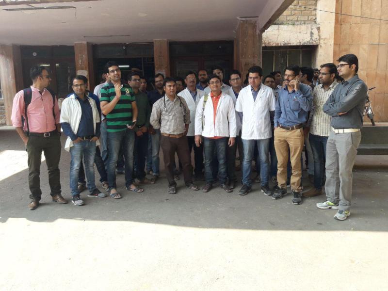 resident doctors boycott in Jodhpur