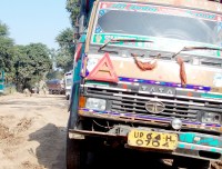 Try to stop police officer during illegal mining