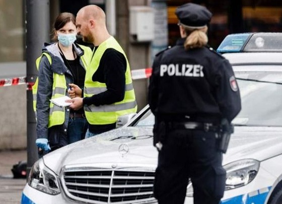 german police pull something strange