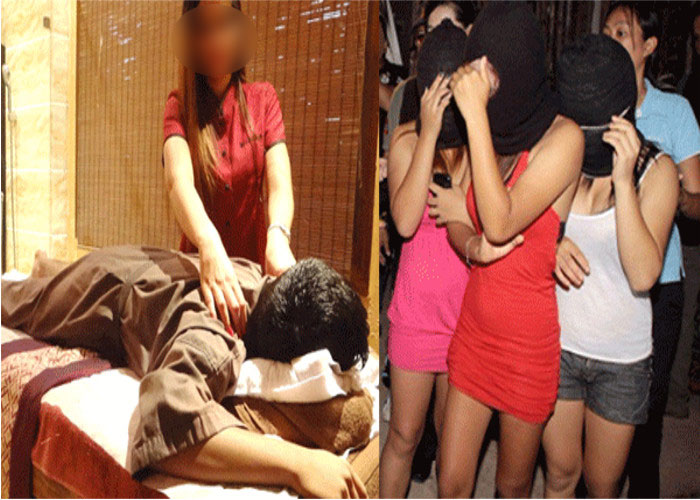 sex racket in masaj parlour