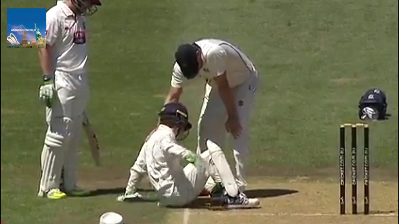 batsman got hit on head during ranji trophy match