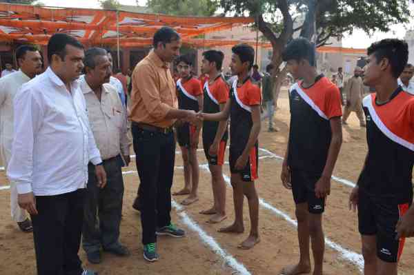 District level sports competition organized patrika Media Partnership