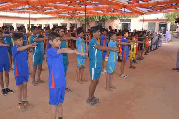 District level sports competition organized patrika Media Partnership