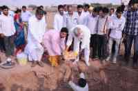 नागौर. विधि कॉलेज भवन का शिलान्यास  करते केन्द्रीय मंत्री सीआर चौधरी व अन्य 