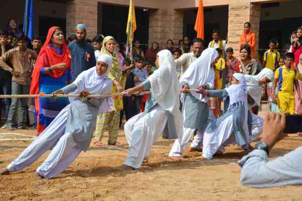 District level sports competition organized patrika Media Partnership