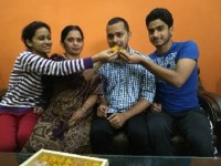 topper rajat with family