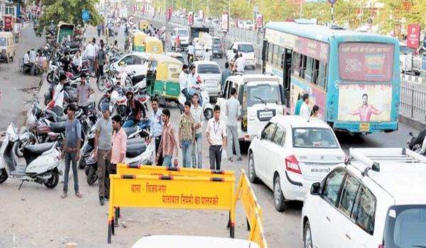 indore parking problam