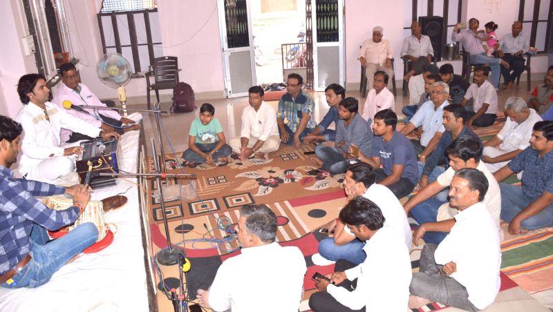 Rendition of hymns by singer artist