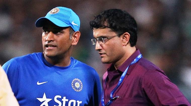 ganguly commented on dhonis batting style