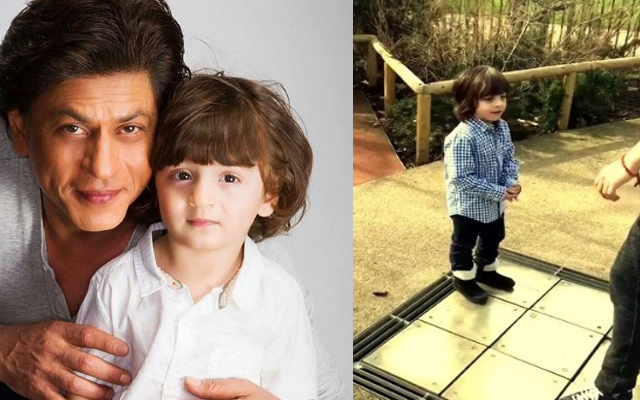 shahrukh khan and abram khan