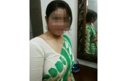 beautiful wife intimate with boyfriend in front of husband