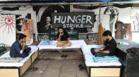 central university students on hunger strike one  boy hospitalized