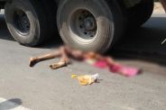 sister died in road accident while she was going with her brother