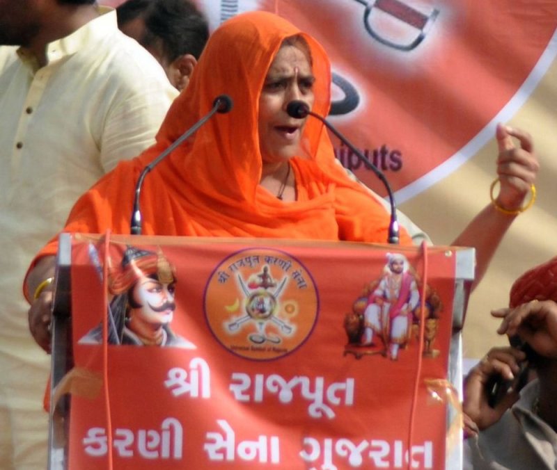 In the hands of 'Jai Bhavani' on Kesaria, Zuban