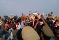 up cm yogi adityanath reached meerut