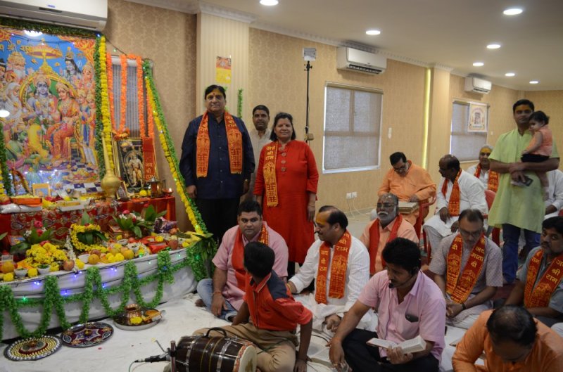 Sunderkand and Akhand Ramayana Lessons in the Gongji Choupaiyan