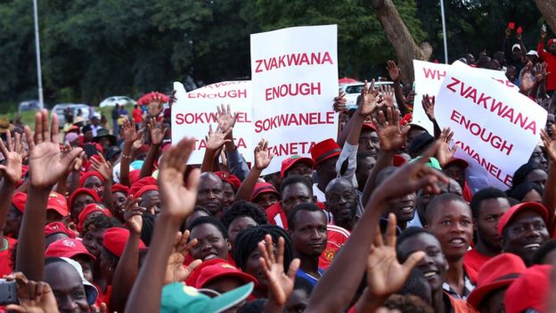 mugabe, zimbabawe, zimbabawian protest against mugbe