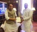 cp joshi with rajnath singh