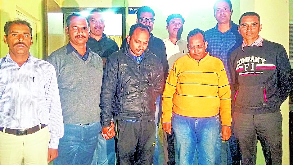 JEN and AEN arrested udaipur