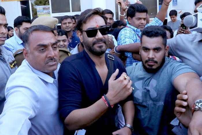 Actor Ajay Devgan in Lucknow UP Hindi News