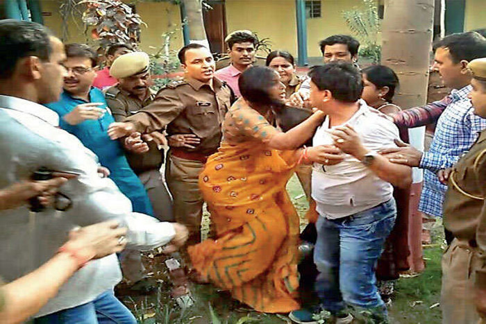 Kota Police Beating BJP MLA, CBCID Start Investigation in BJP MLA Beating Case, BJP Rajasthan, BJP Kota, BJP MLA Kota, MLA chandrakanta meghwal, Rajasthan BJP MLA, Rajasthan Patrika Kota, Kota Patrika, Patrika News, Kota News