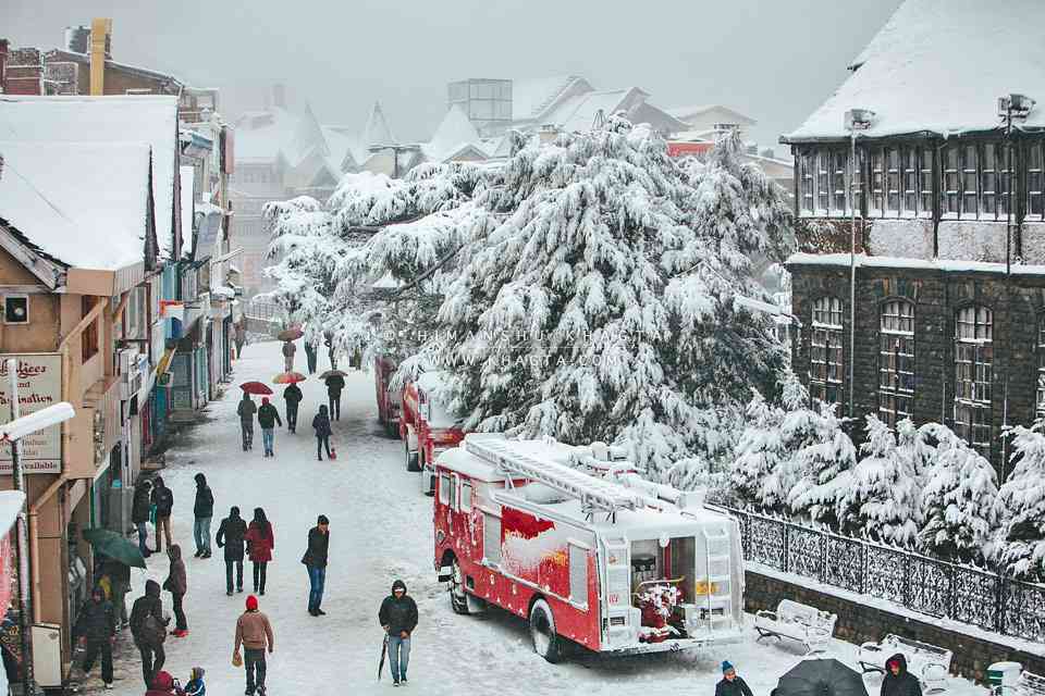 Himachal Pradesh,Snowfall,helicopter service,