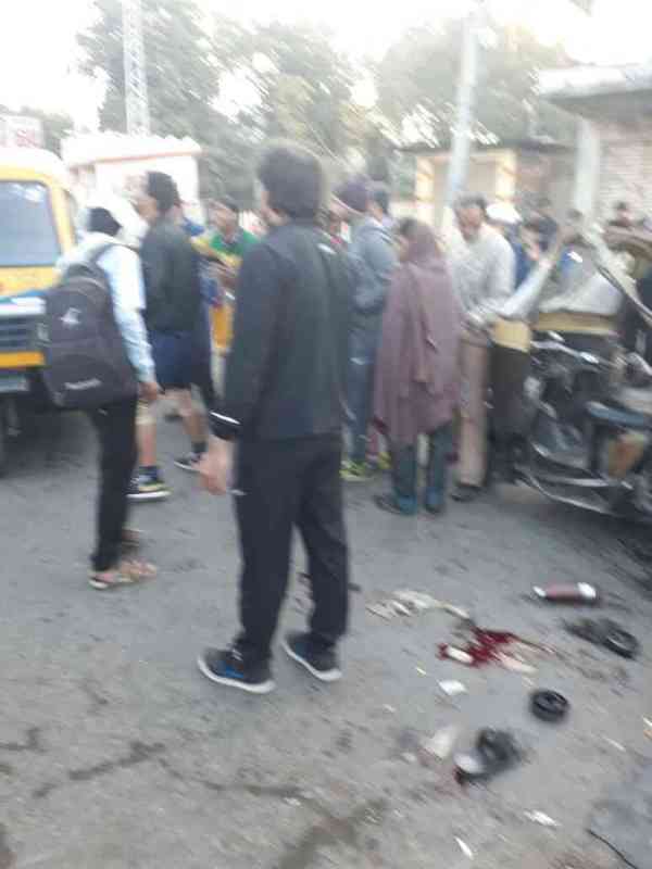 school auto and bus accident images udaipur
